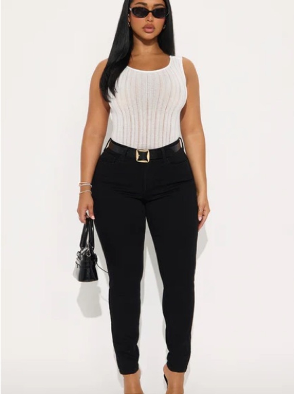 Fashion Nova • NWT Vibe Check Curvy Stretch Skinny Jeans W14”-17” R11” I28”